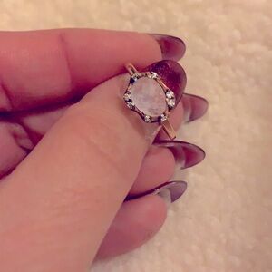 💕Rose gold aura ring 5-5 1/2m